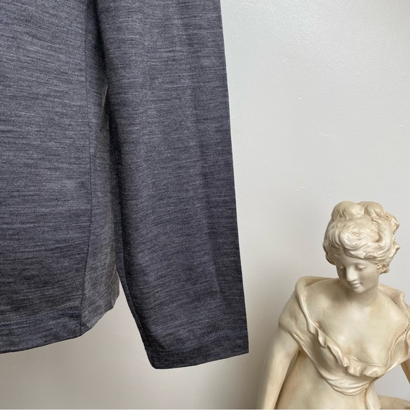 Theory Wool Active Finch Crewneck Shirt - Picture 8 of 12